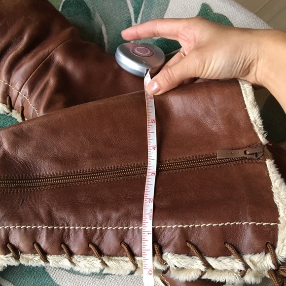 Military Style Boots with Fur Trim - Picture 5 of 11